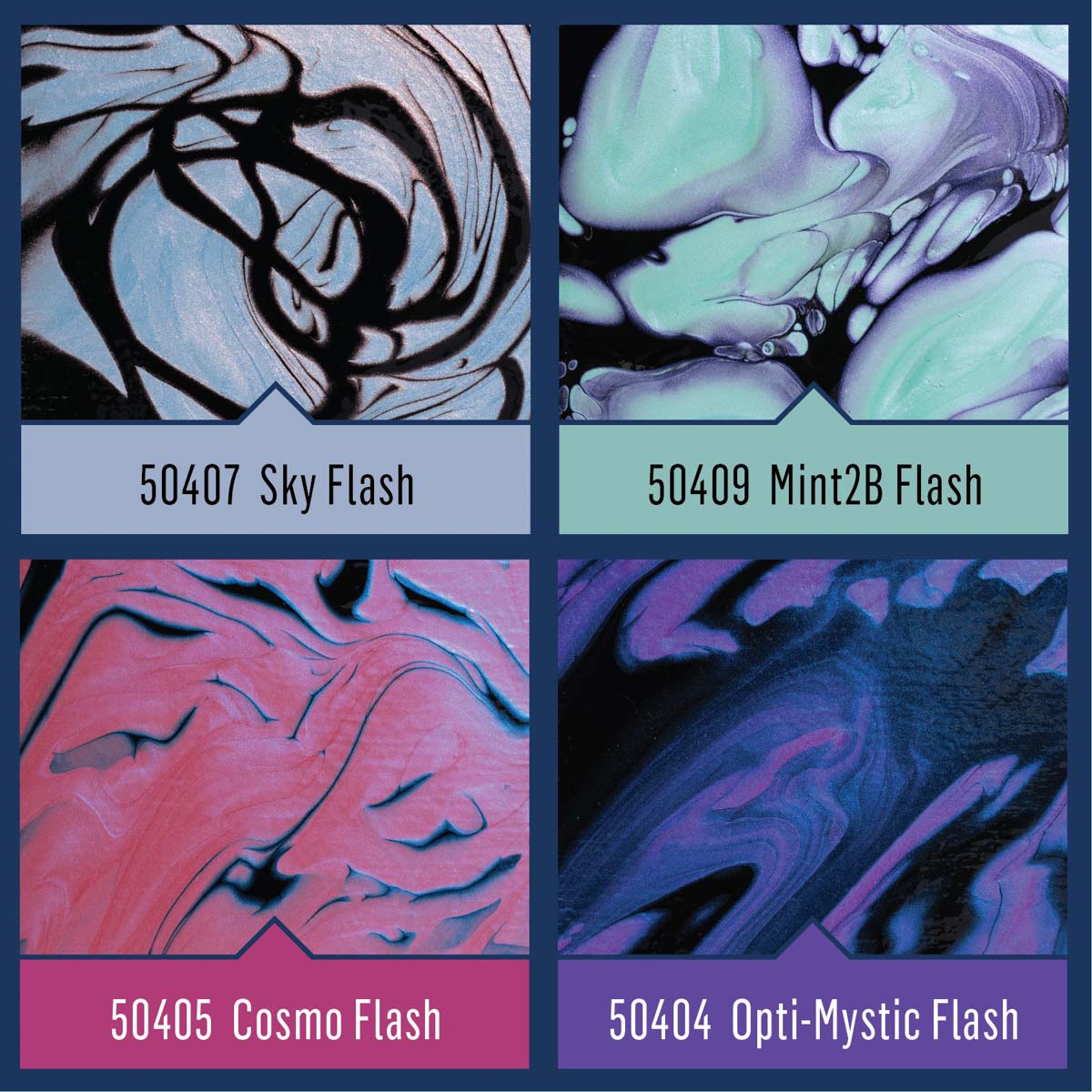 FolkArt ® Drizzle™ Pouring Acrylics - Opti-Mystic Color Shift Flash, 9 oz. - 50404