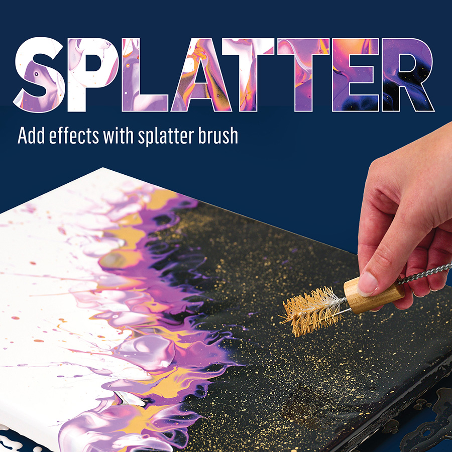 FolkArt ® Drizzle™ Tools - Blow and Splatter Set, 2 pc. - 50821