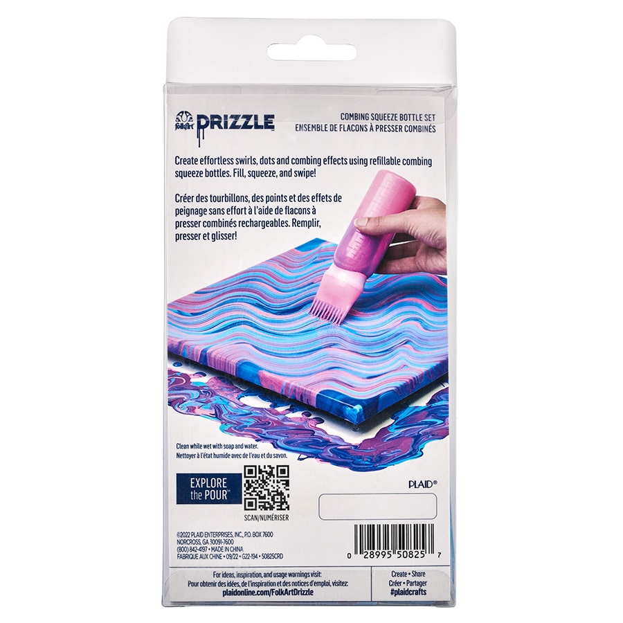 FolkArt ® Drizzle™ Tools - Combing Bottle Set, 2 pc. - 50825