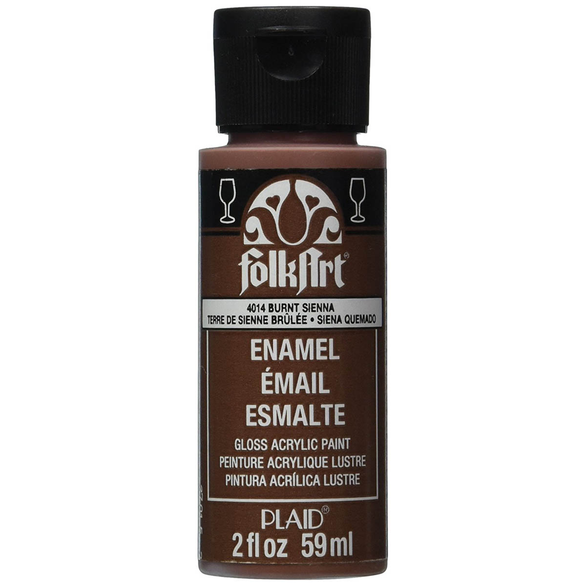 FolkArt ® Enamels™ - Burnt Sienna, 2 oz. - 4014