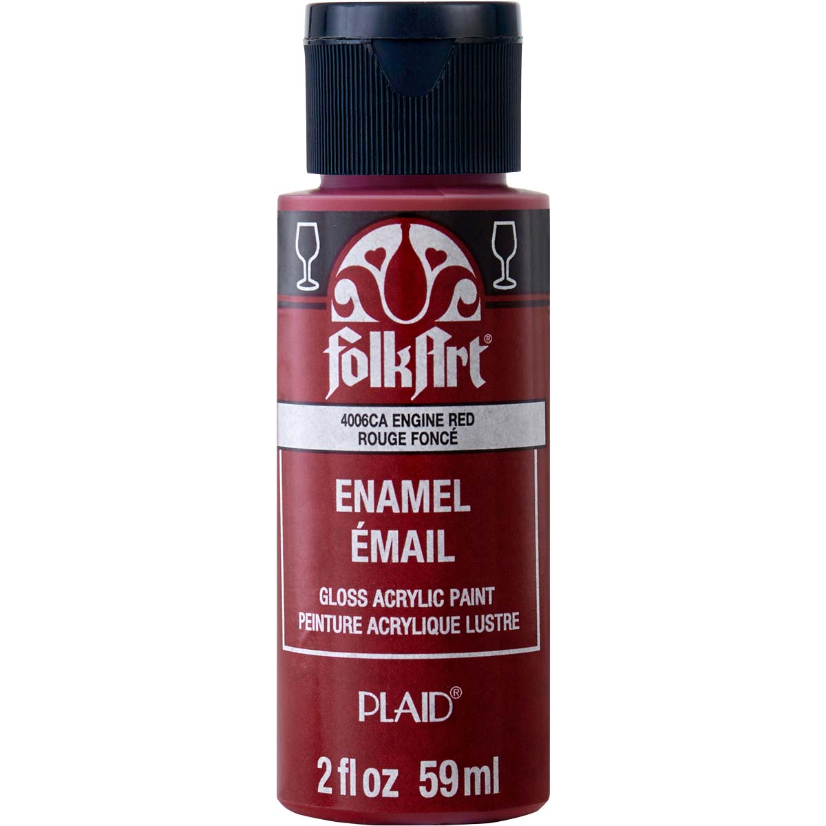 FolkArt ® Enamels™ - Engine Red, 2 oz. - 4006