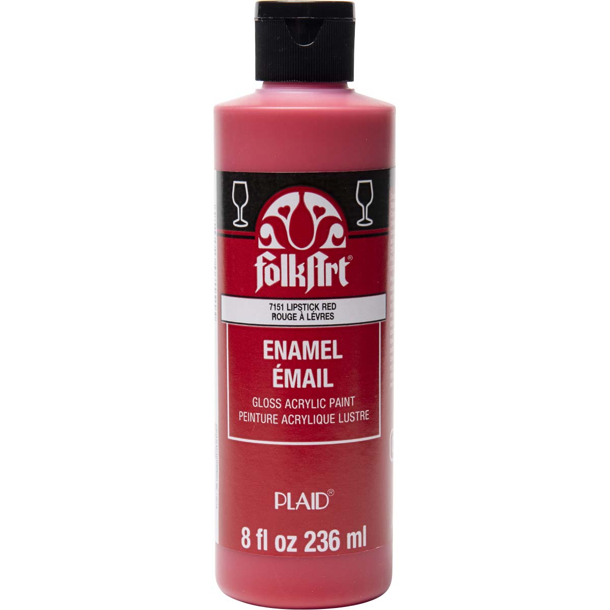 FolkArt ® Enamels™ - Lipstick Red, 8 oz. - 7151