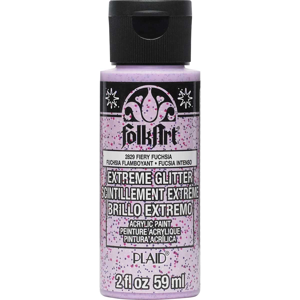FolkArt ® Extreme Glitter™ - Fiery Fuchsia, 2 oz. - 2829