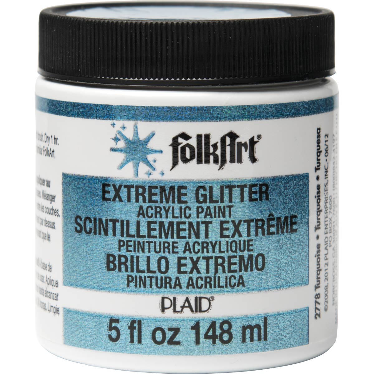 FolkArt ® Extreme Glitter™ - Turquoise, 5 oz. - 2778