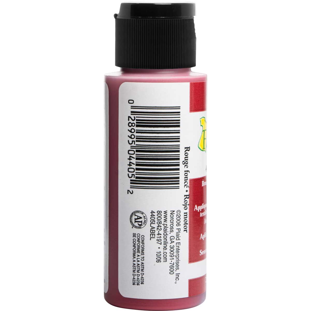 FolkArt ® Fabric™ Paint - Brush On - Engine Red - 4405