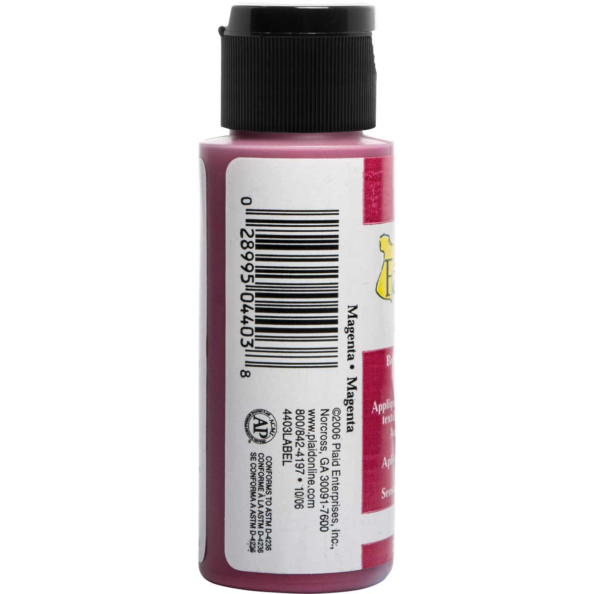 FolkArt ® Fabric™ Paint - Brush On - Magenta - 4403