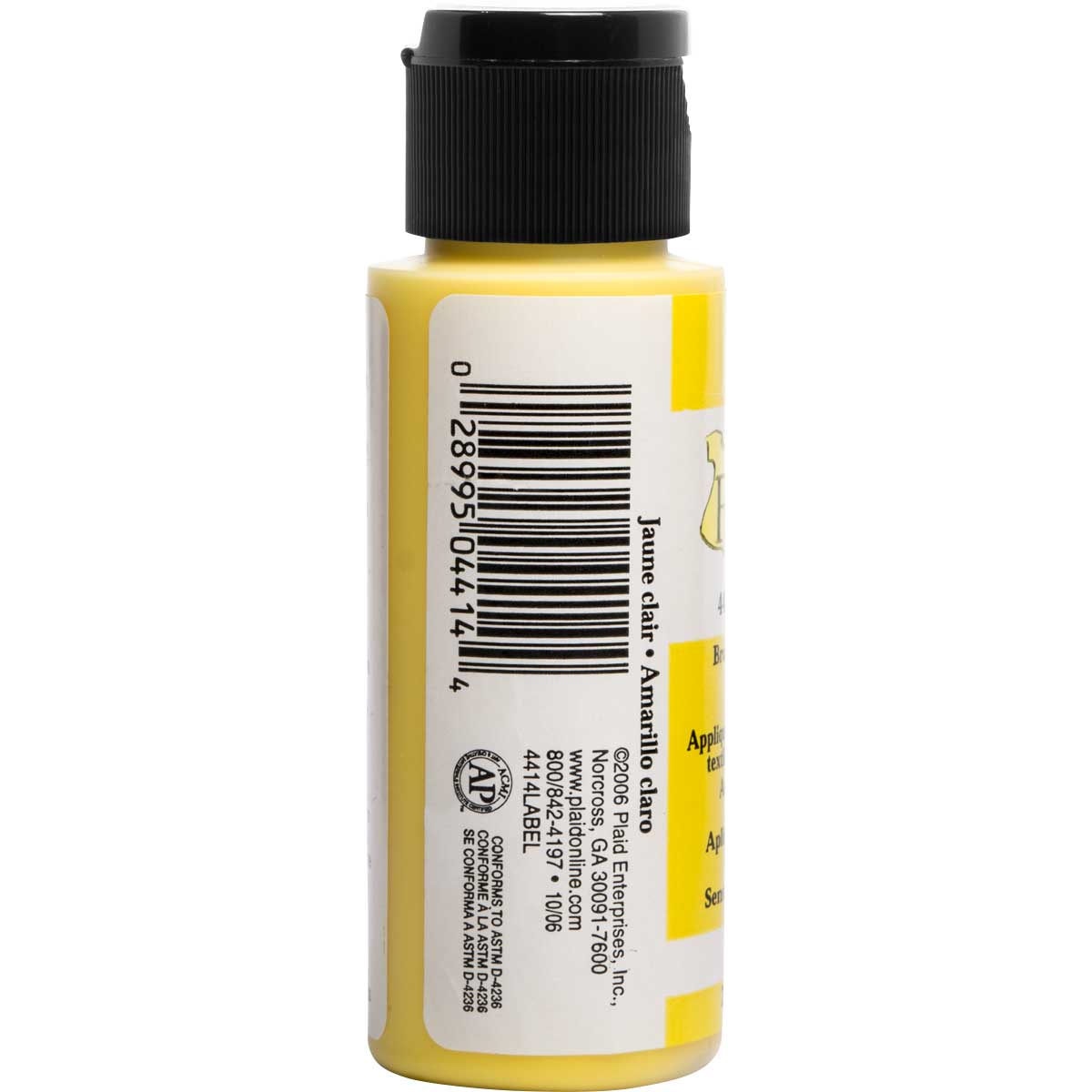 FolkArt ® Fabric™ Paint - Brush On - Yellow Light - 4414