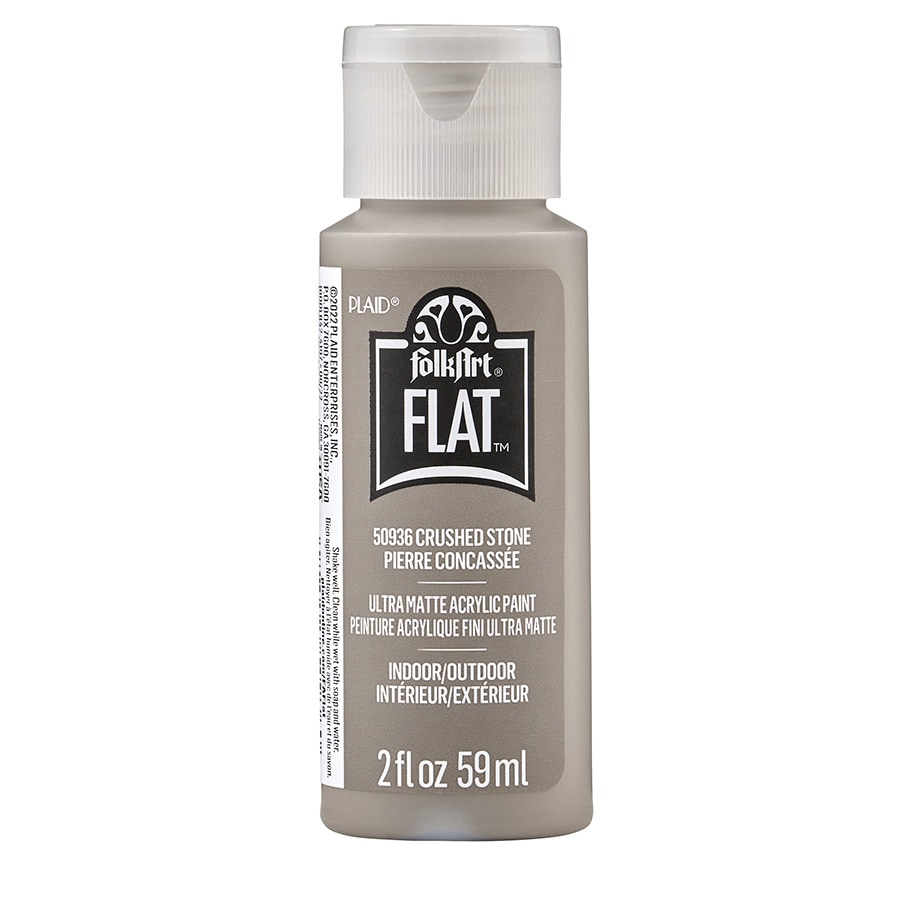FolkArt ® Flat™ Ultra Matte Acrylic Paint - Crushed Stone, 2 oz. - 50936
