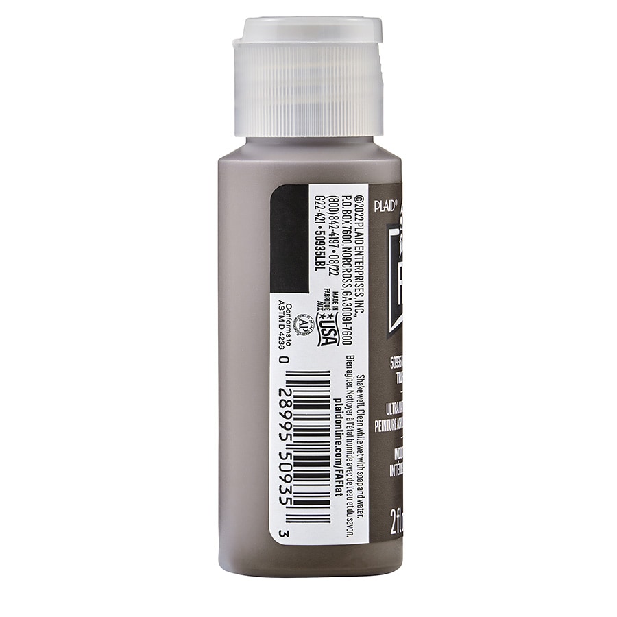 FolkArt ® Flat™ Ultra Matte Acrylic Paint - Dark Truffle, 2 oz. - 50935