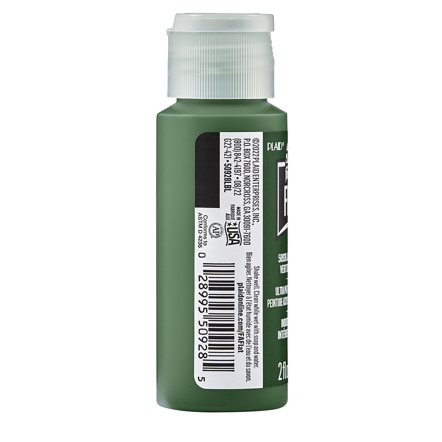 FolkArt ® Flat™ Ultra Matte Acrylic Paint - Jungle Green, 2 oz. - 50928