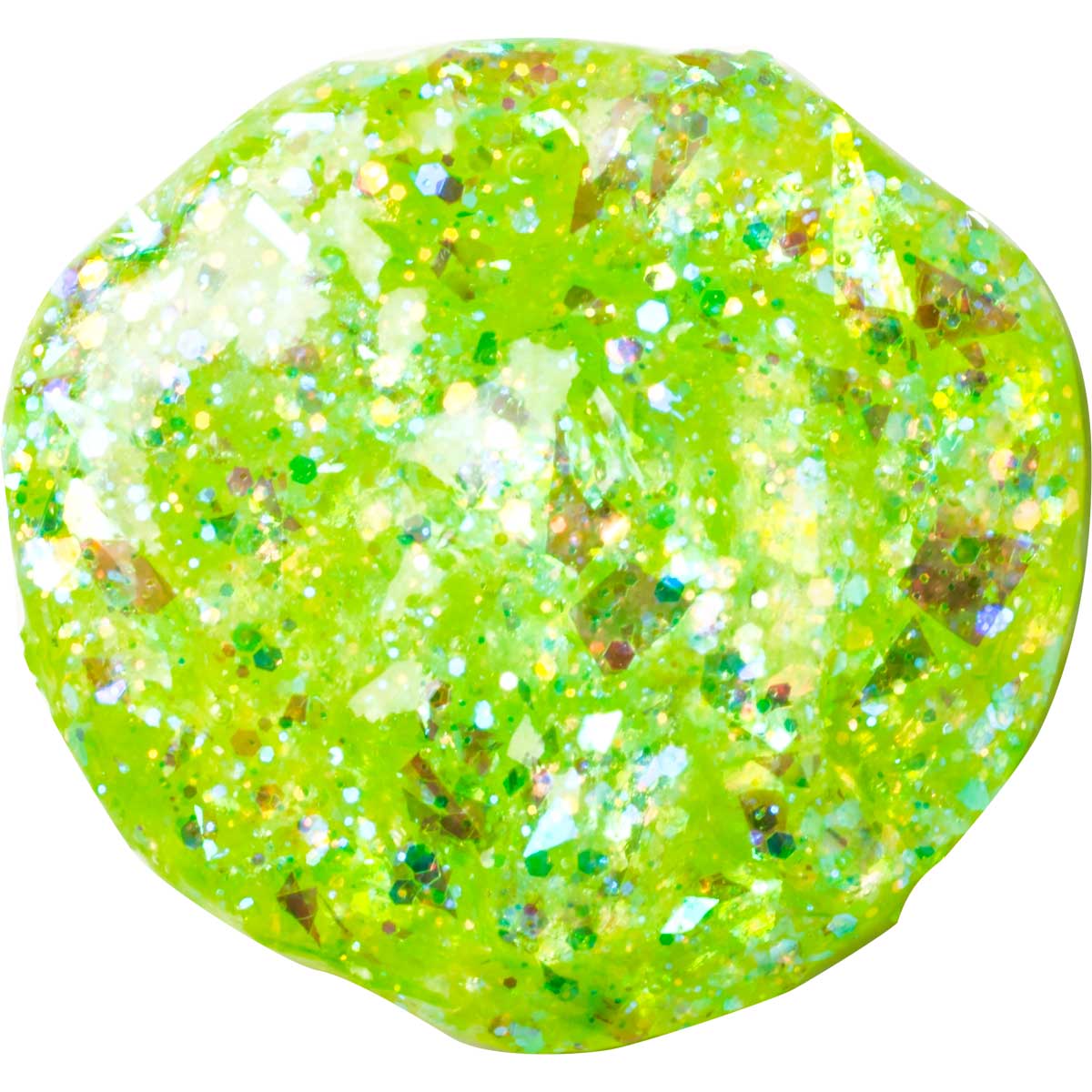 FolkArt ® Glitterific™ Acrylic Paint - Neon Lime, 2 oz. - 44389