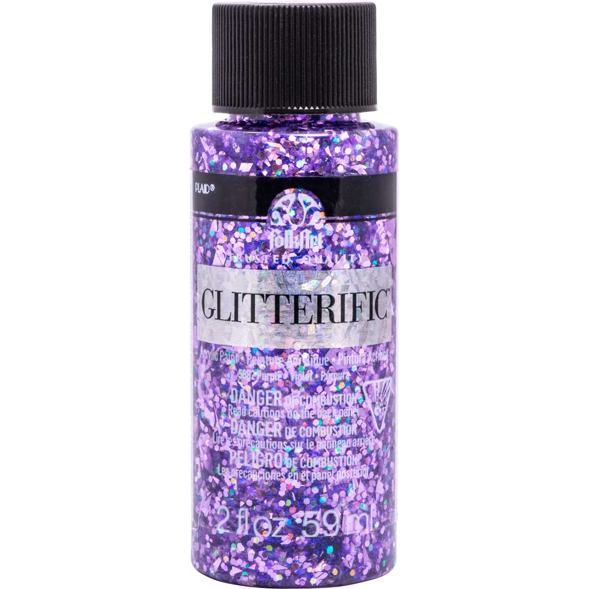 FolkArt ® Glitterific™ Acrylic Paint - Purple, 2 oz. - 5882
