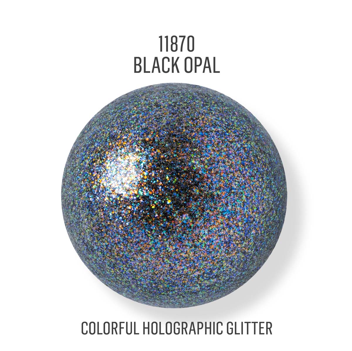 FolkArt ® Glitterific Fine™ Acrylic Paint - Black Opal, 2 oz. - 11870