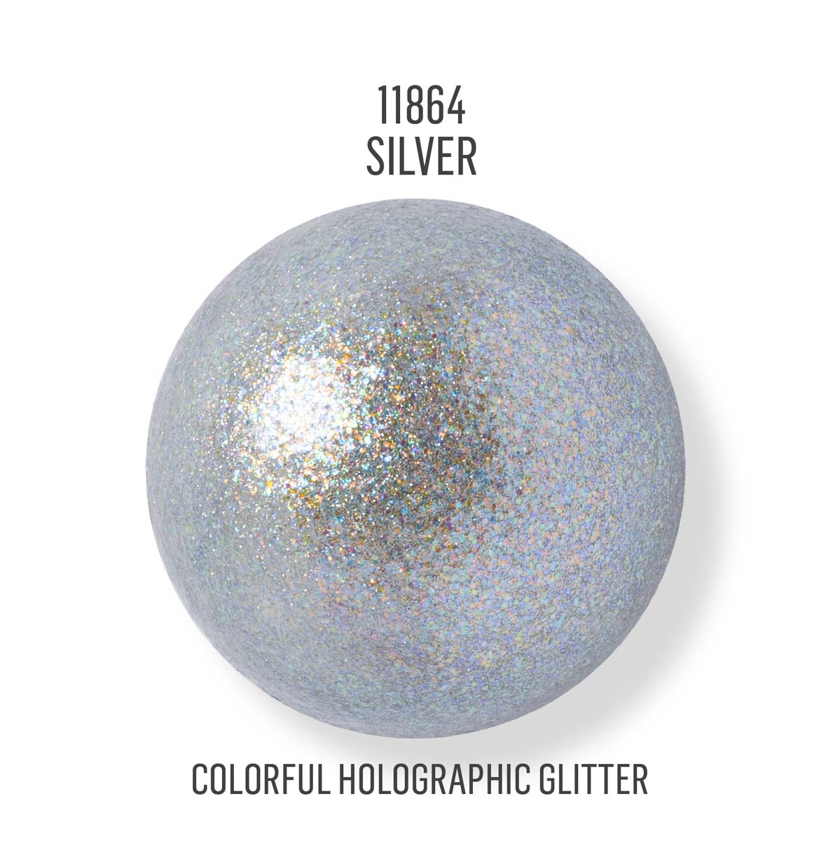 FolkArt ® Glitterific Fine™ Acrylic Paint - Silver, 2 oz. - 11864