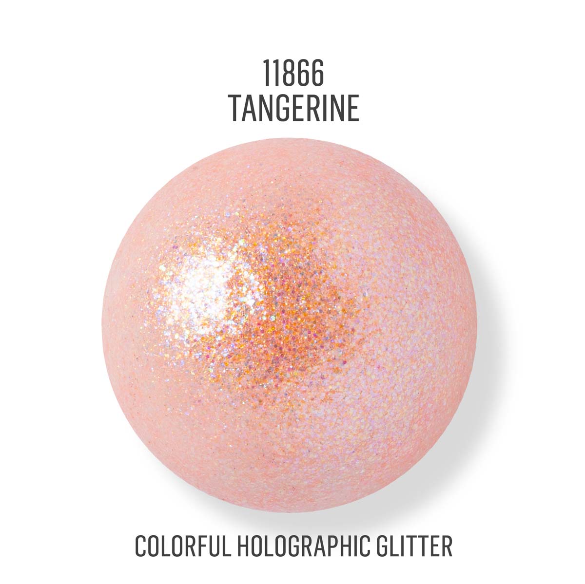FolkArt ® Glitterific Fine™ Acrylic Paint - Tangerine, 2 oz. - 11866