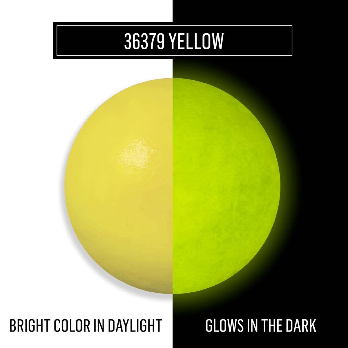 FolkArt ® Glow-in-the-Dark Acrylic Colors - Yellow, 8 oz. - 36379