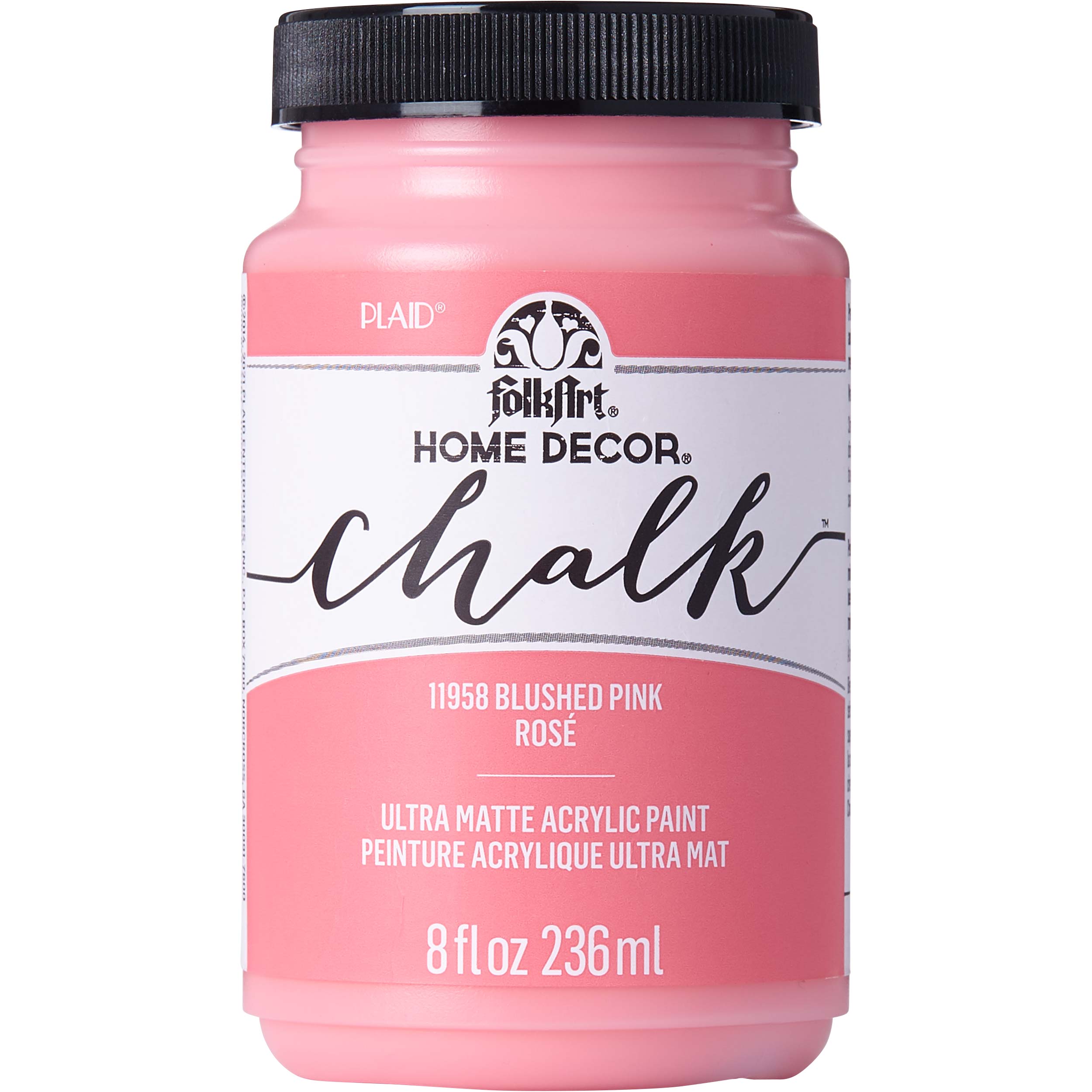 FolkArt Home Decor Chalk - Blushed Pink, 8 oz. - 11958