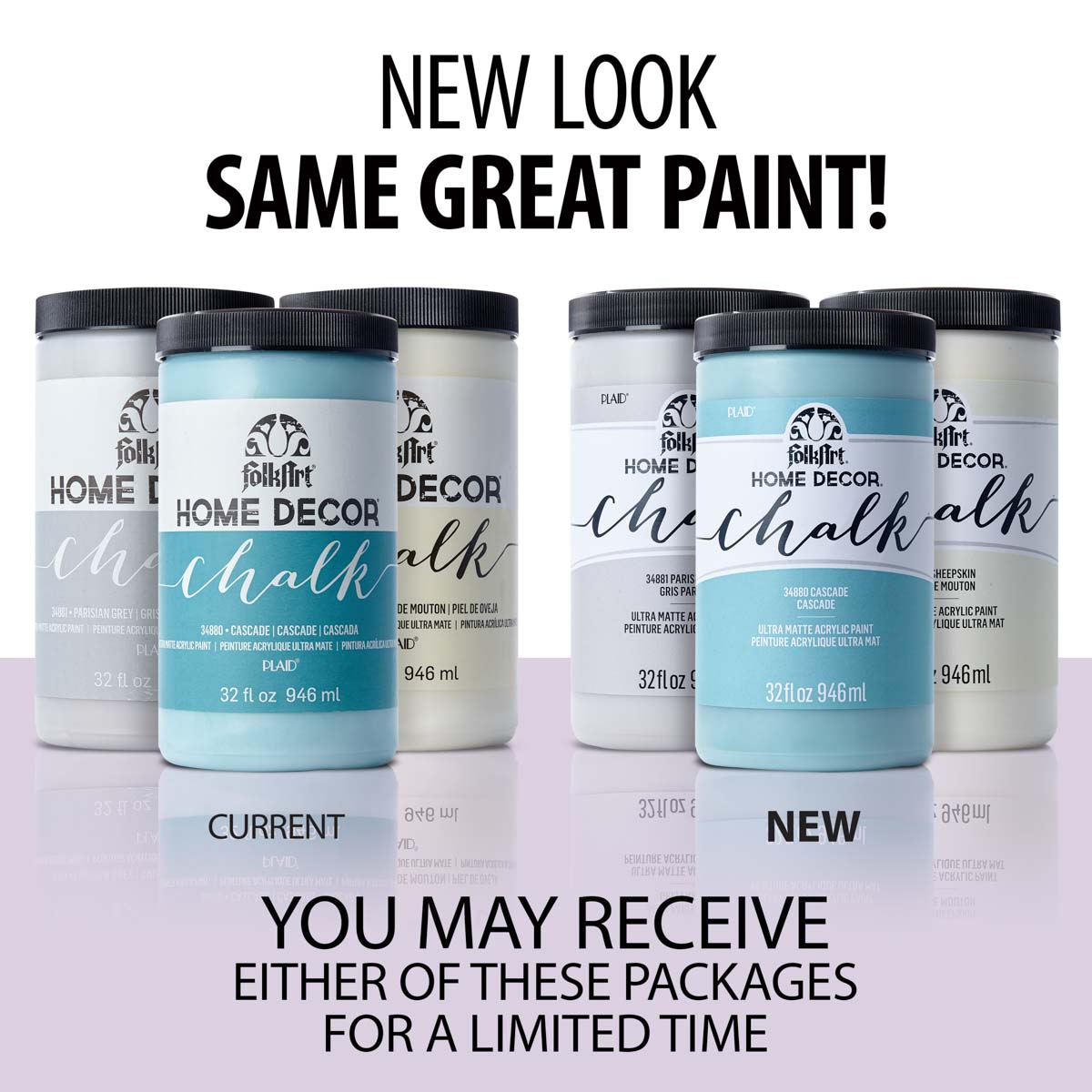 FolkArt ® Home Decor™ Chalk - Parisian Grey, 32 oz. - 34881