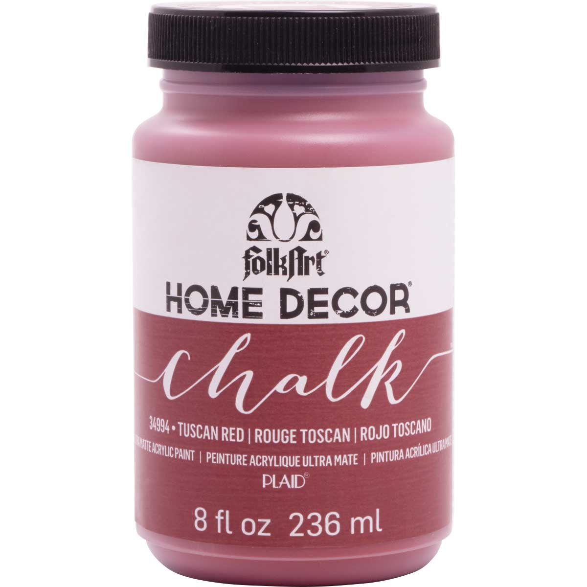 FolkArt Home Decor Chalk - Tuscan Red, 8 oz. - 34994