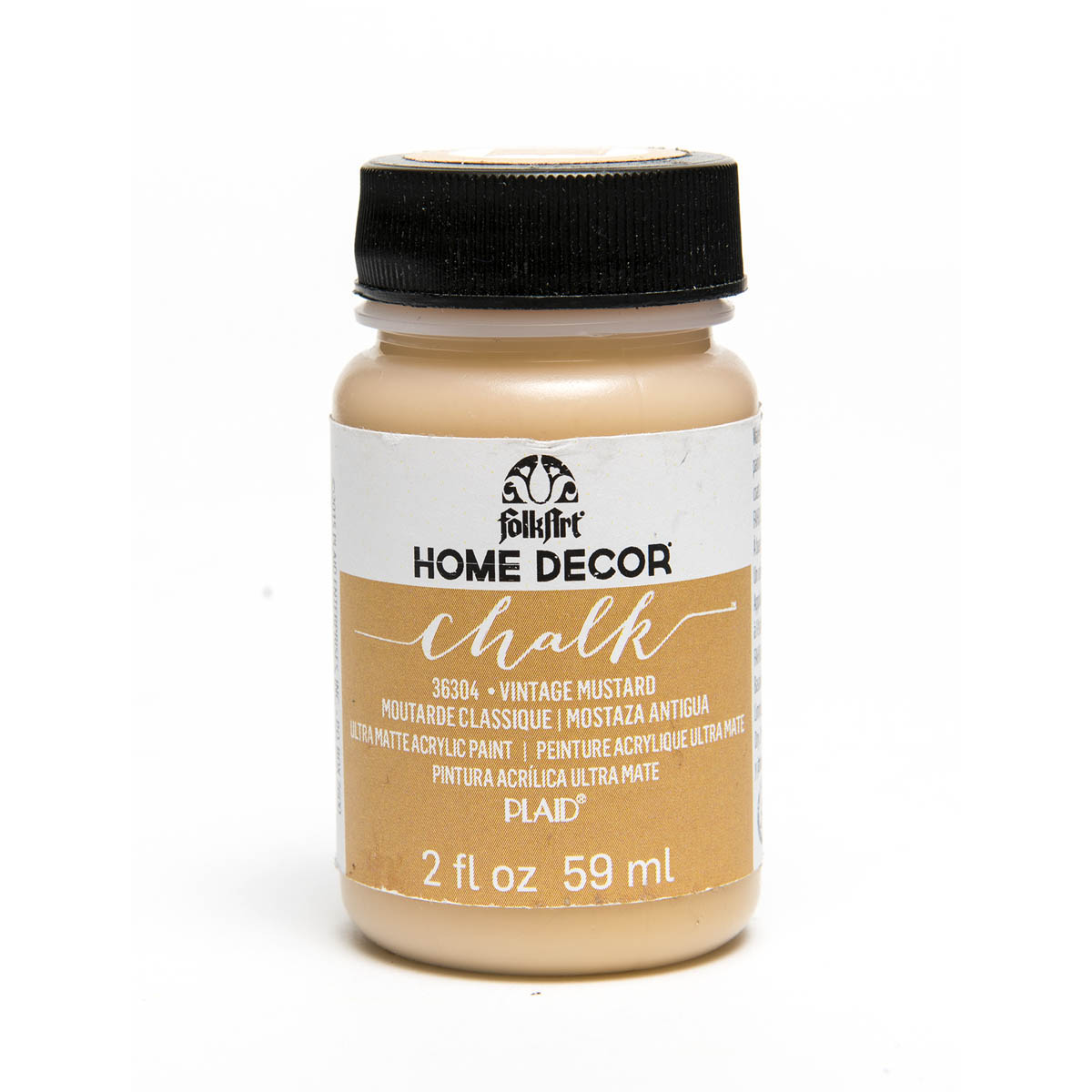 FolkArt Home Decor Chalk - Vintage Mustard, 2 oz. - 36304