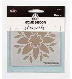 FolkArt ® Home Decor™ Stencils - Dahlia - 34955