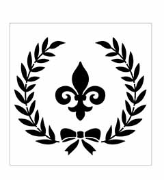FolkArt ® Home Decor™ Stencils - Parisian Crest - 34951