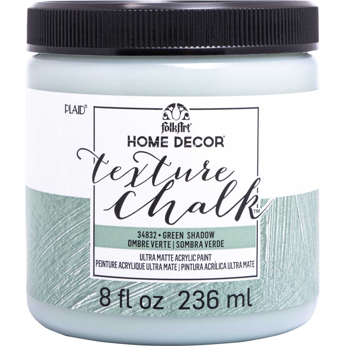 FolkArt ® Home Decor ® Texture Chalk™ - Green Shadow, 8 oz. - 34832
