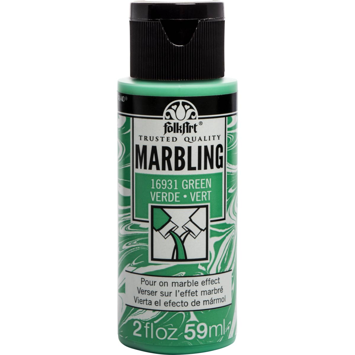 FolkArt ® Marbling Paint - Green, 2 oz. - 16931
