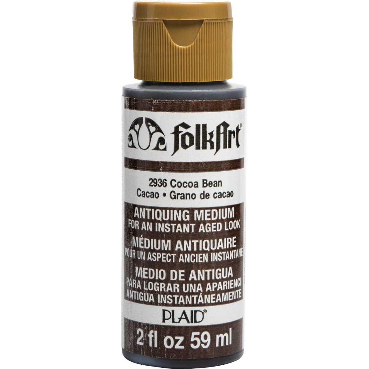 FolkArt ® Mediums - Antiquing Medium - Cocoa Bean, 2 oz. - 2936