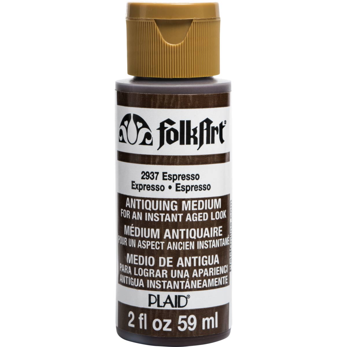 FolkArt ® Mediums - Antiquing Medium - Espresso, 2 oz. - 2937