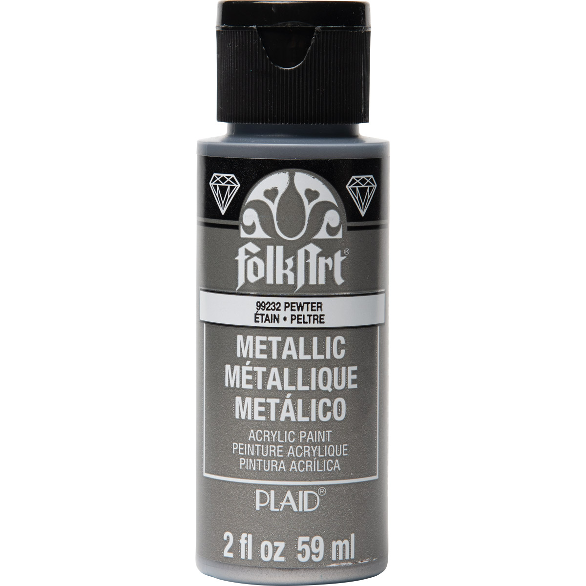FolkArt ® Metallics - Pewter, 2 oz. - 99232
