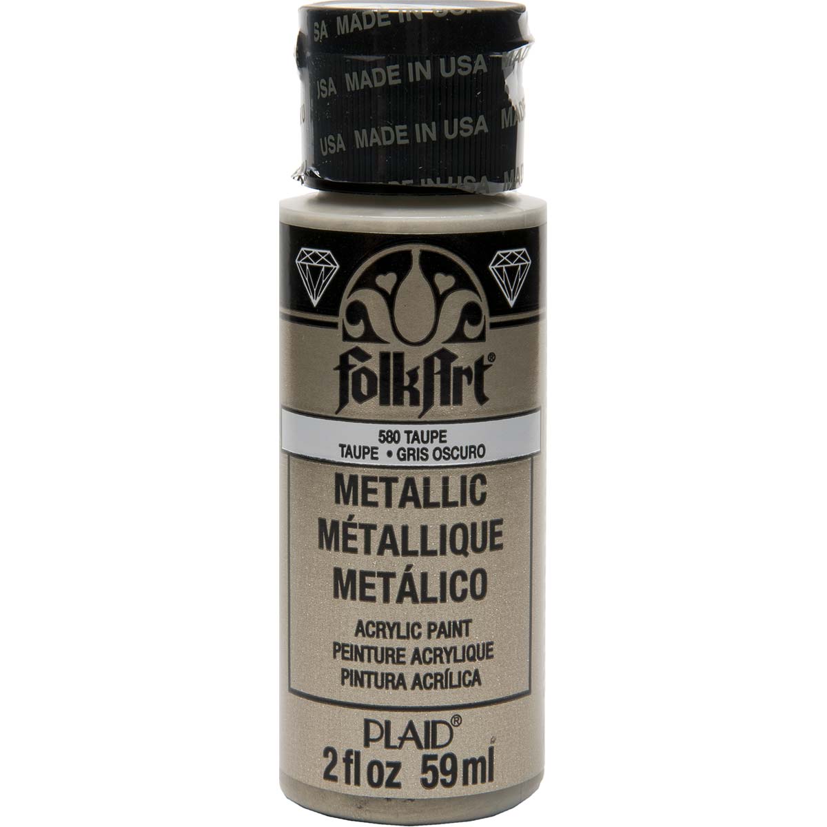 FolkArt ® Metallics - Taupe, 2 oz. - 580