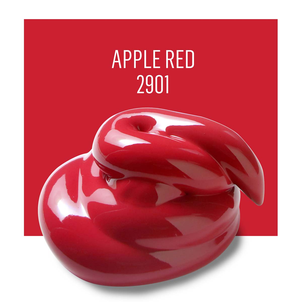 FolkArt ® Multi-Surface Satin Acrylic Paints - Apple Red, 2 oz. - 2901