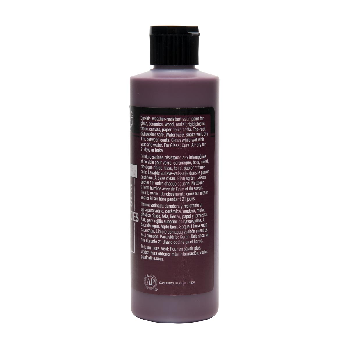 FolkArt ® Multi-Surface Satin Acrylic Paints - Berry Wine, 8 oz. - 4648