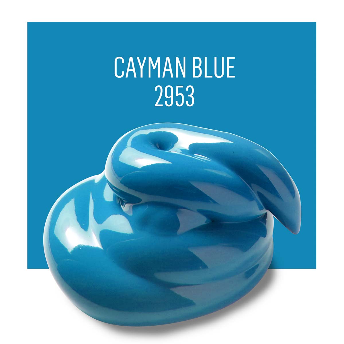 FolkArt ® Multi-Surface Satin Acrylic Paints - Cayman Blue, 2 oz. - 2953