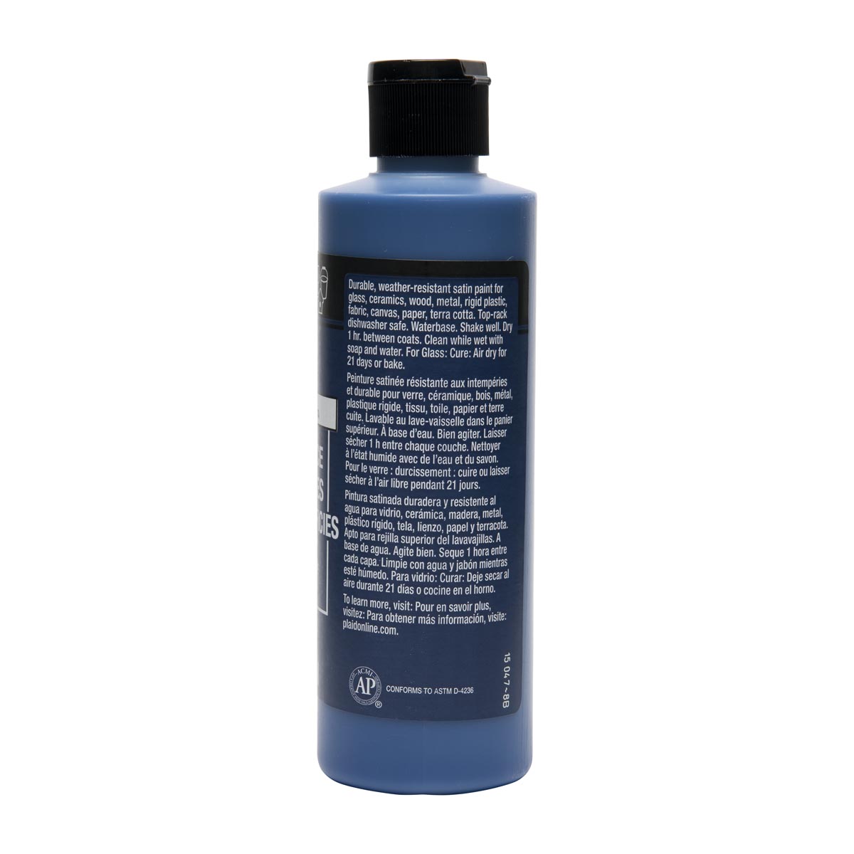 FolkArt ® Multi-Surface Satin Acrylic Paints - Ink Spot, 8 oz. - 4653