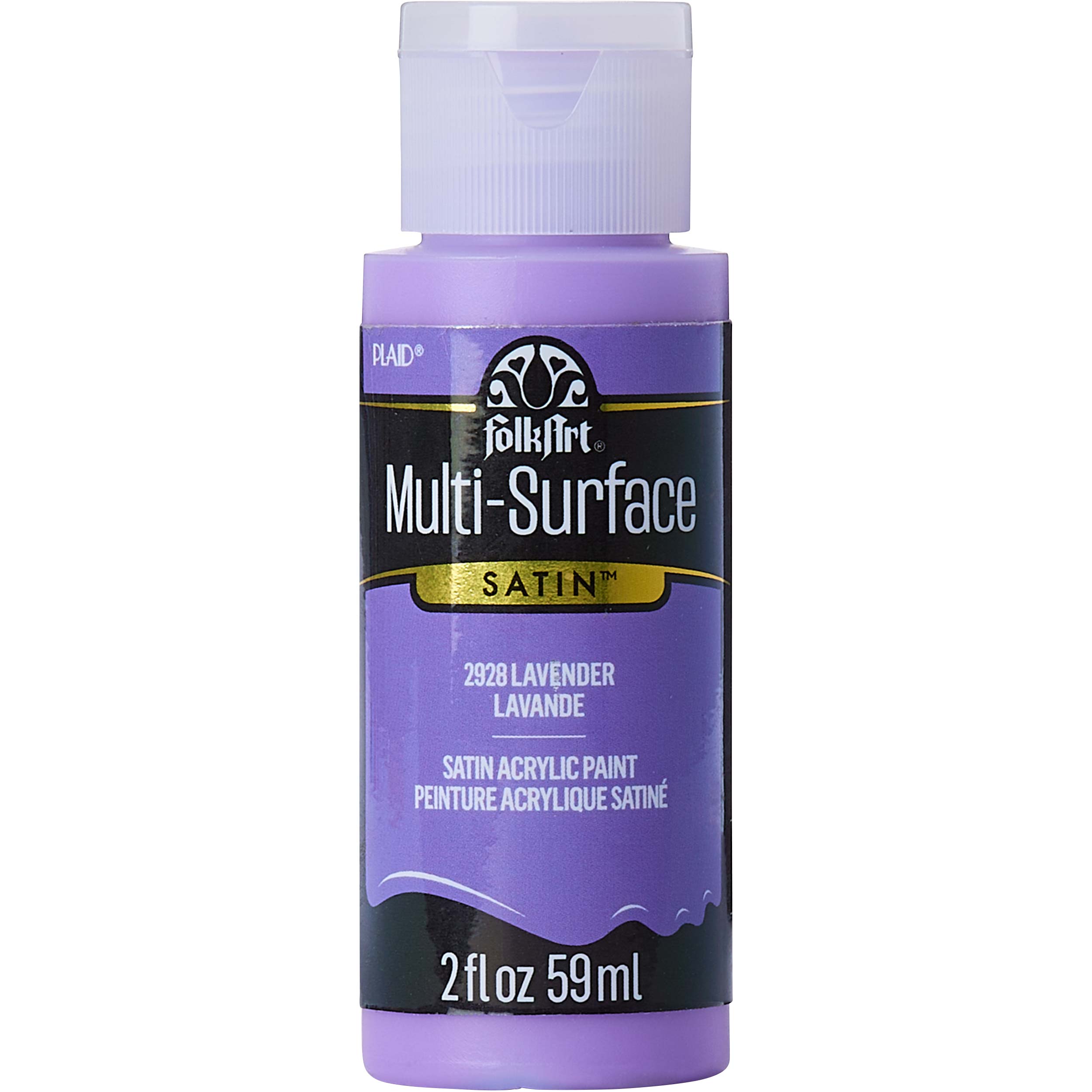 FolkArt ® Multi-Surface Satin Acrylic Paints - Lavender, 2 oz. - 2928