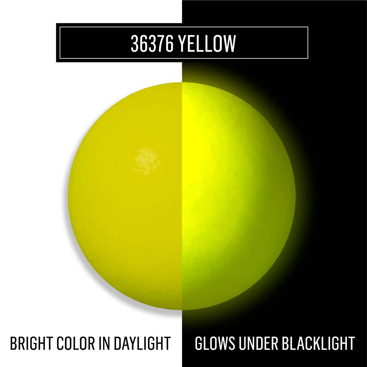 FolkArt ® Neon Blacklight™ Colors -  Yellow, 8 oz. - 36376