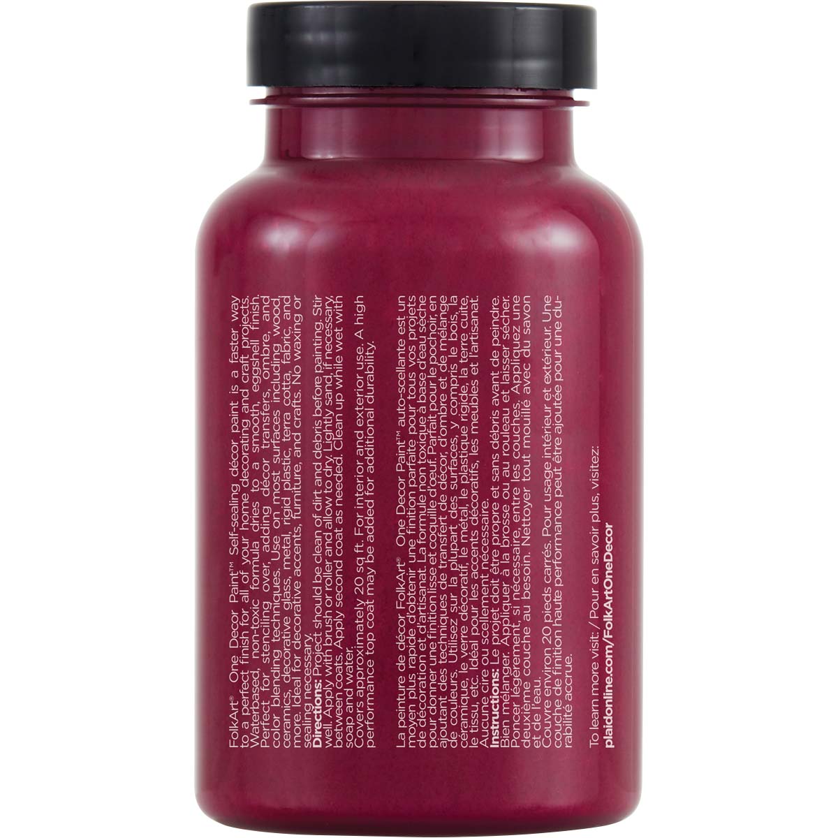 FolkArt ® One Décor Paint™ - Cranberry Cocktail, 8 oz. - 36057