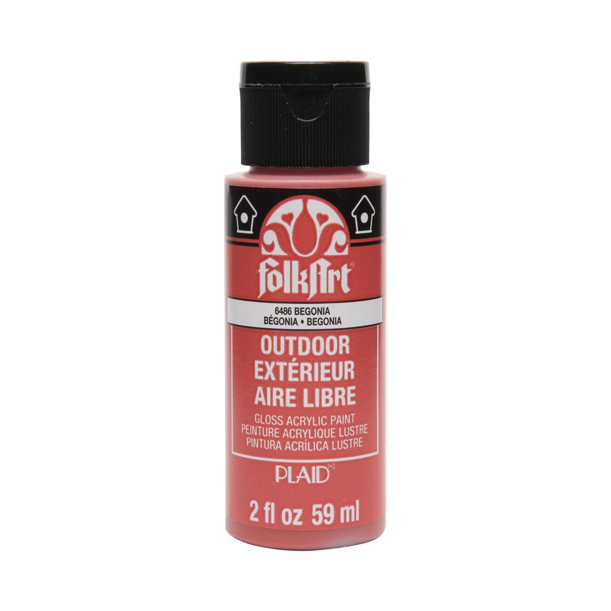 FolkArt ® Outdoor™ Acrylic Colors - Begonia, 2 oz. - 6486
