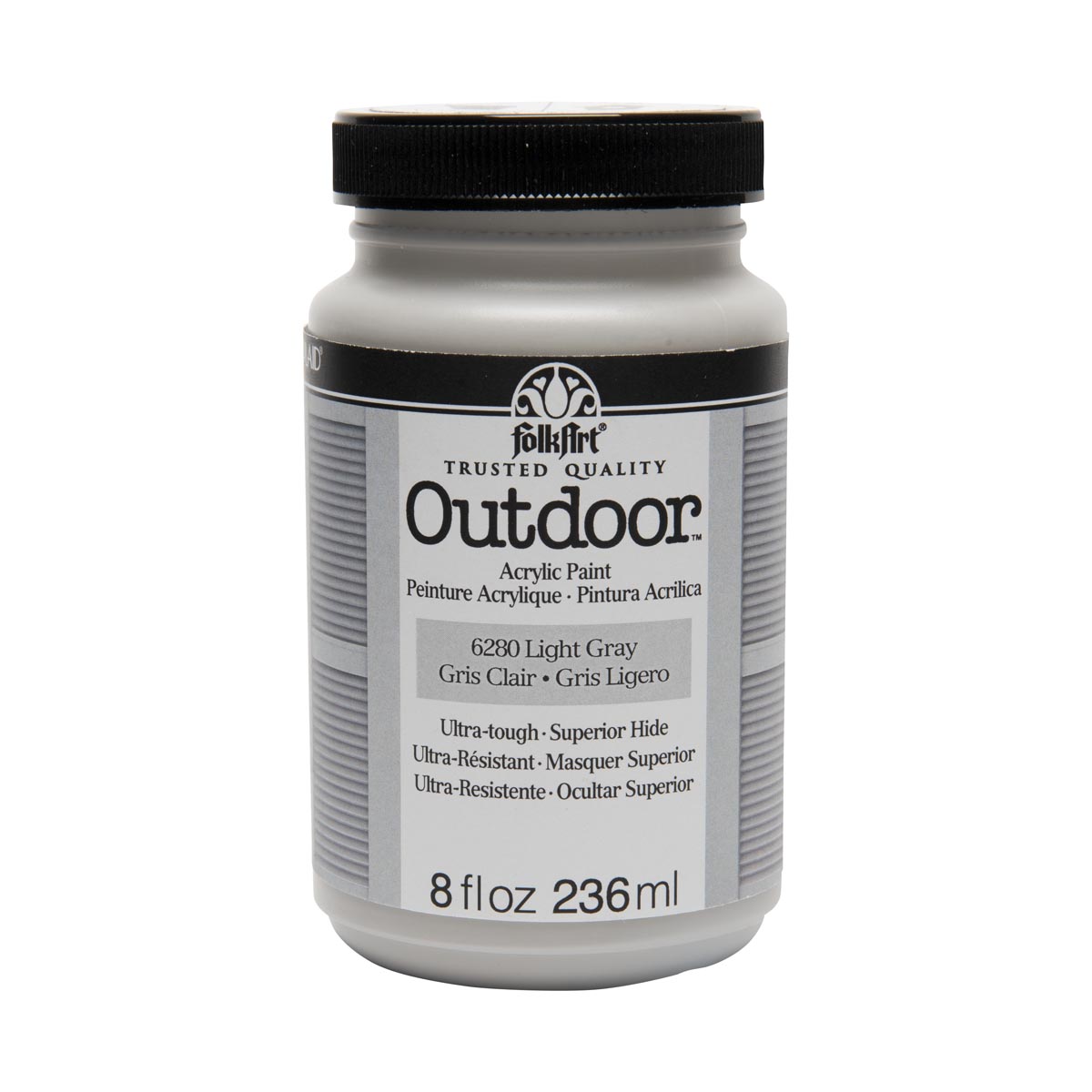 FolkArt ® Outdoor™ Acrylic Colors - Light Gray, 8 oz. - 6280
