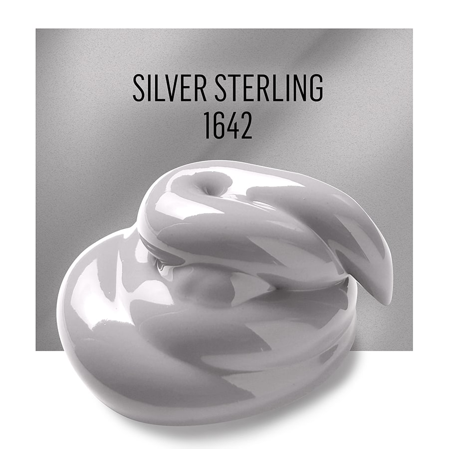 FolkArt ® Outdoor™ Acrylic Colors - Metallic - Silver Sterling, 2 oz. - 1642