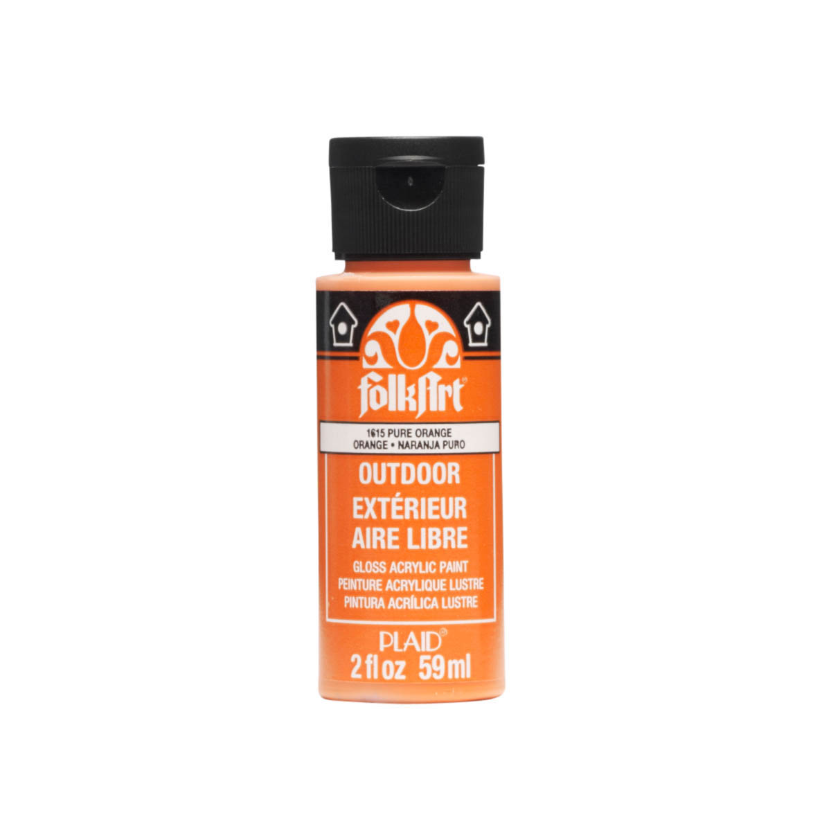 FolkArt ® Outdoor™ Acrylic Colors - Pure Orange, 2 oz. - 1615