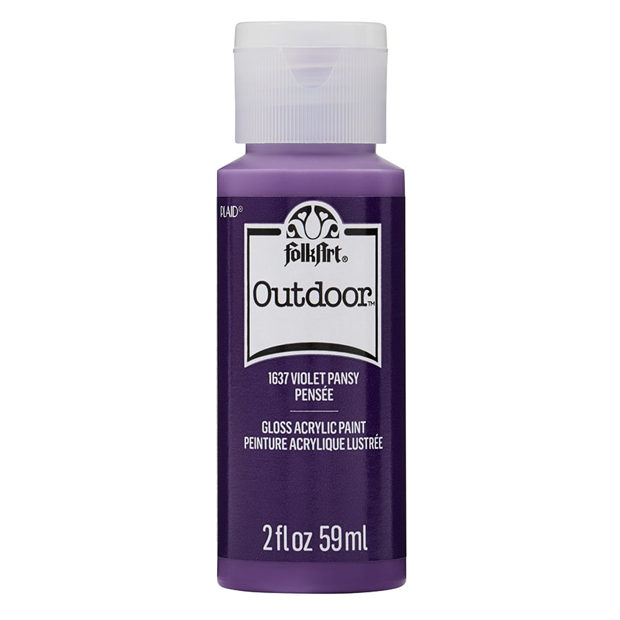 FolkArt ® Outdoor™ Acrylic Colors - Violet Pansy, 2 oz. - 1637