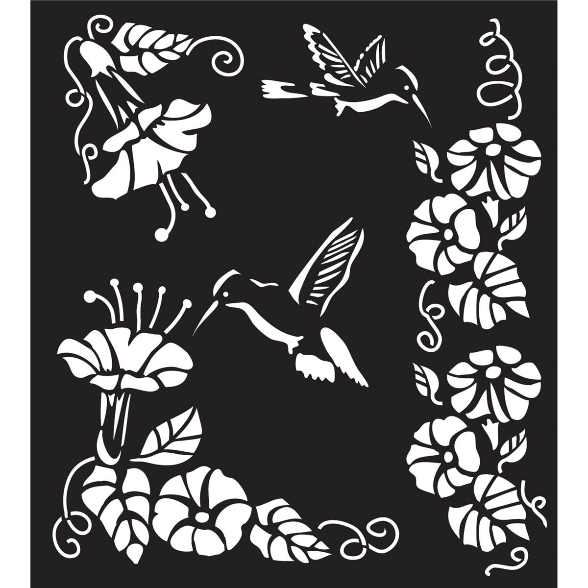 FolkArt ® Painting Stencils - Large - Hummingbird - 31487