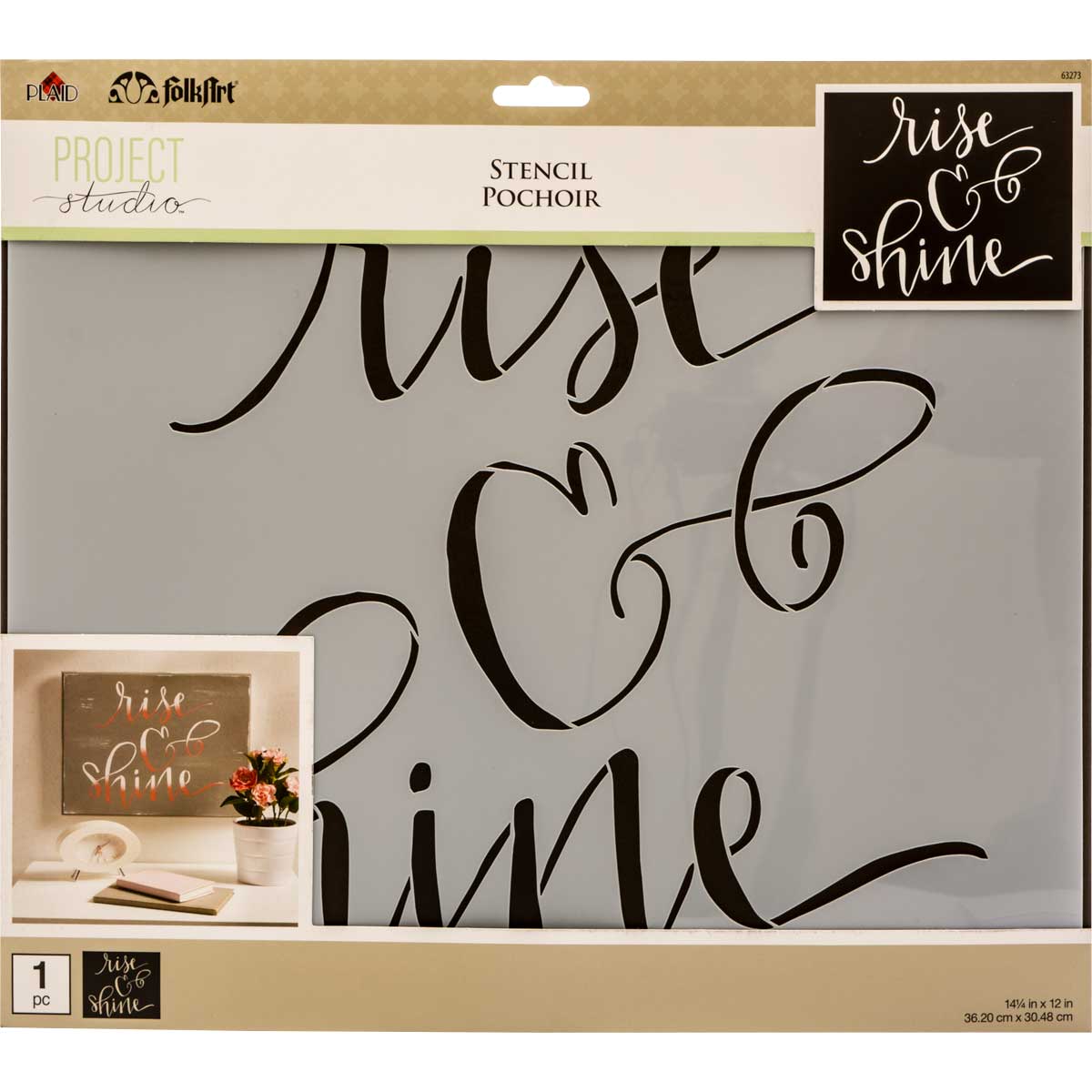 FolkArt ® Painting Stencils - Sign Making - Project Studio™ Rise & Shine - 63273