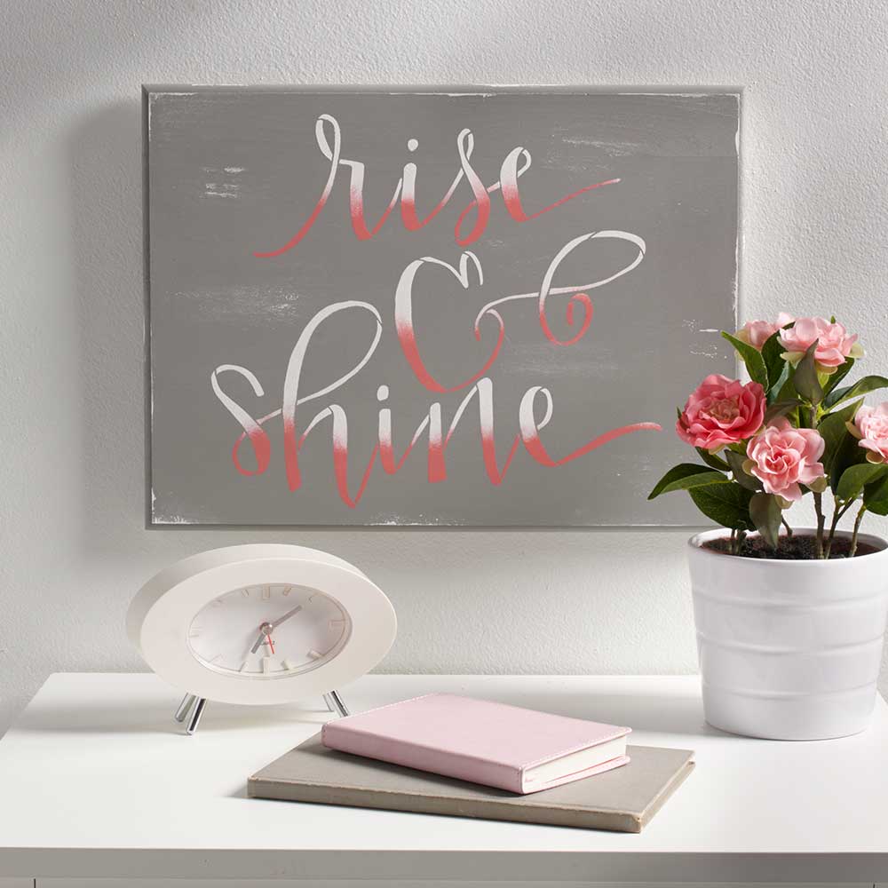 FolkArt ® Painting Stencils - Sign Making - Project Studio™ Rise & Shine - 63273