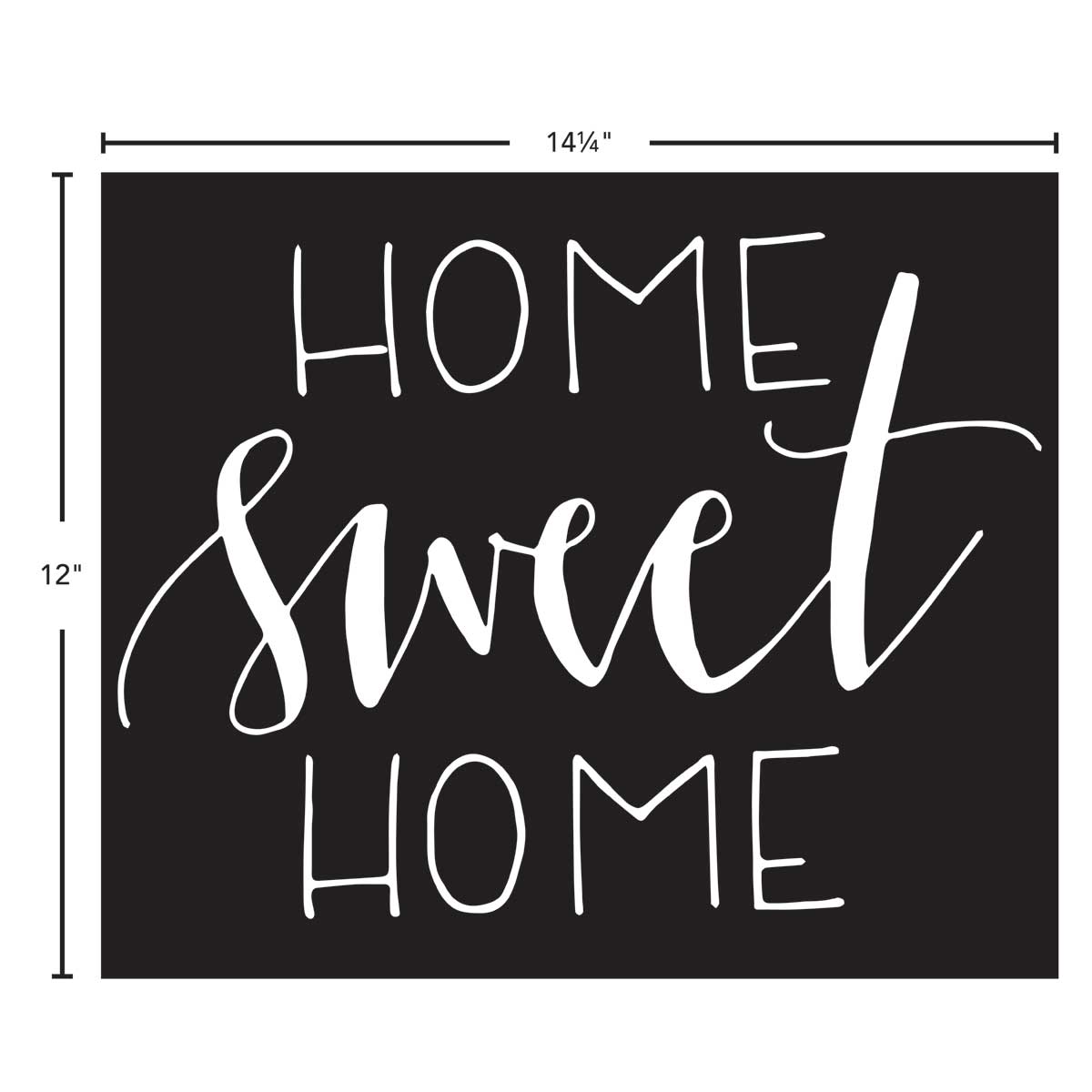 FolkArt ® Painting Stencils - Sign Making - Project Studio™ Home Sweet Home - 63272