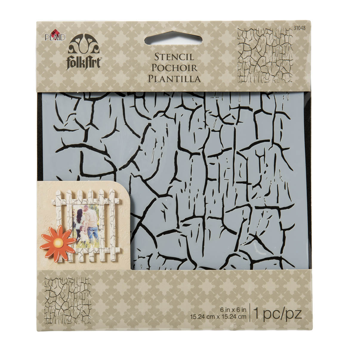 FolkArt ® Painting Stencils - Small - Crackle - MS31048