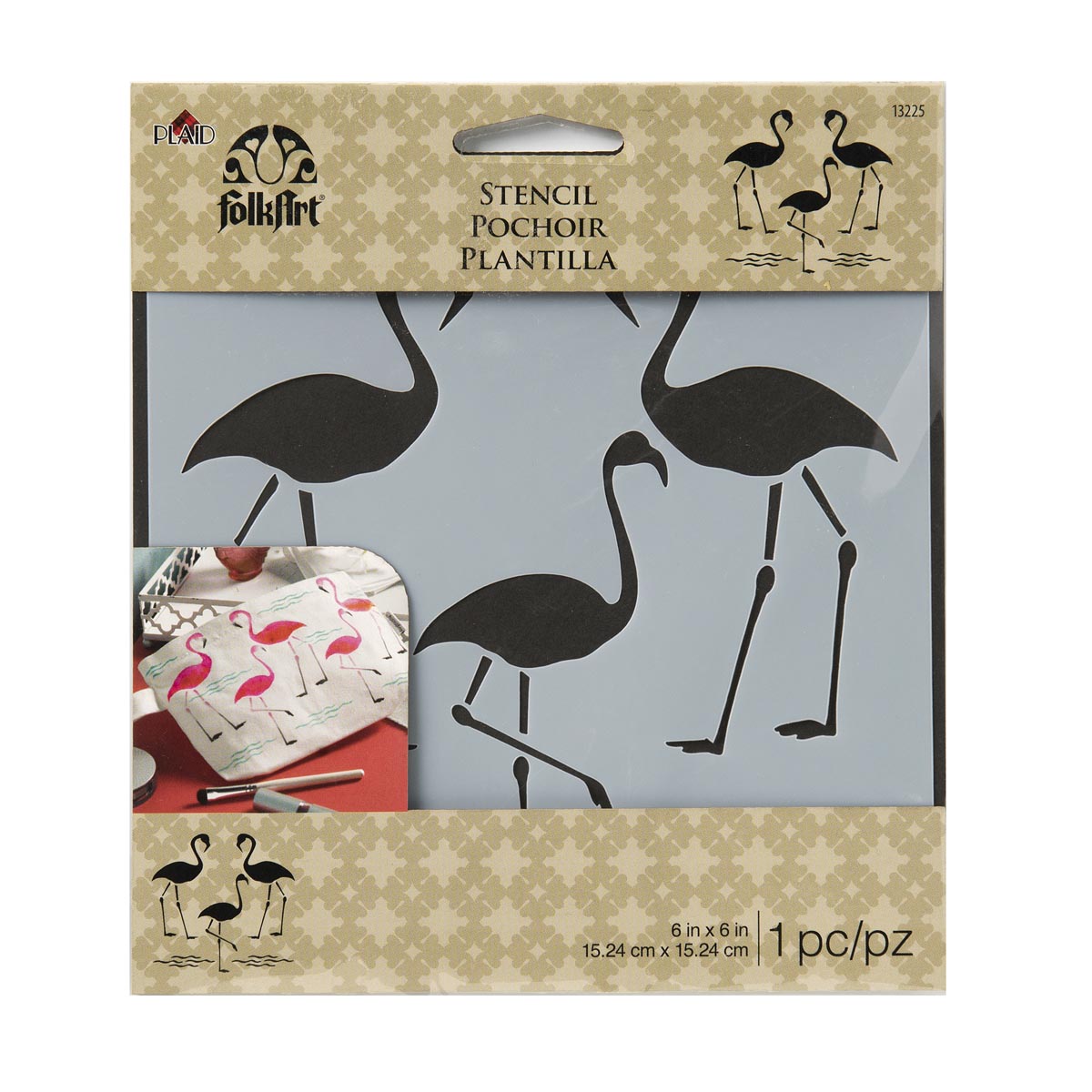 FolkArt ® Painting Stencils - Small - Flamingo - 13225